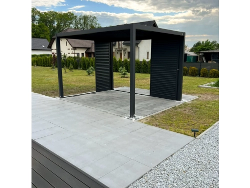 Pergola Nordvic Skyline 3x4 z panelami żaluzjowymi